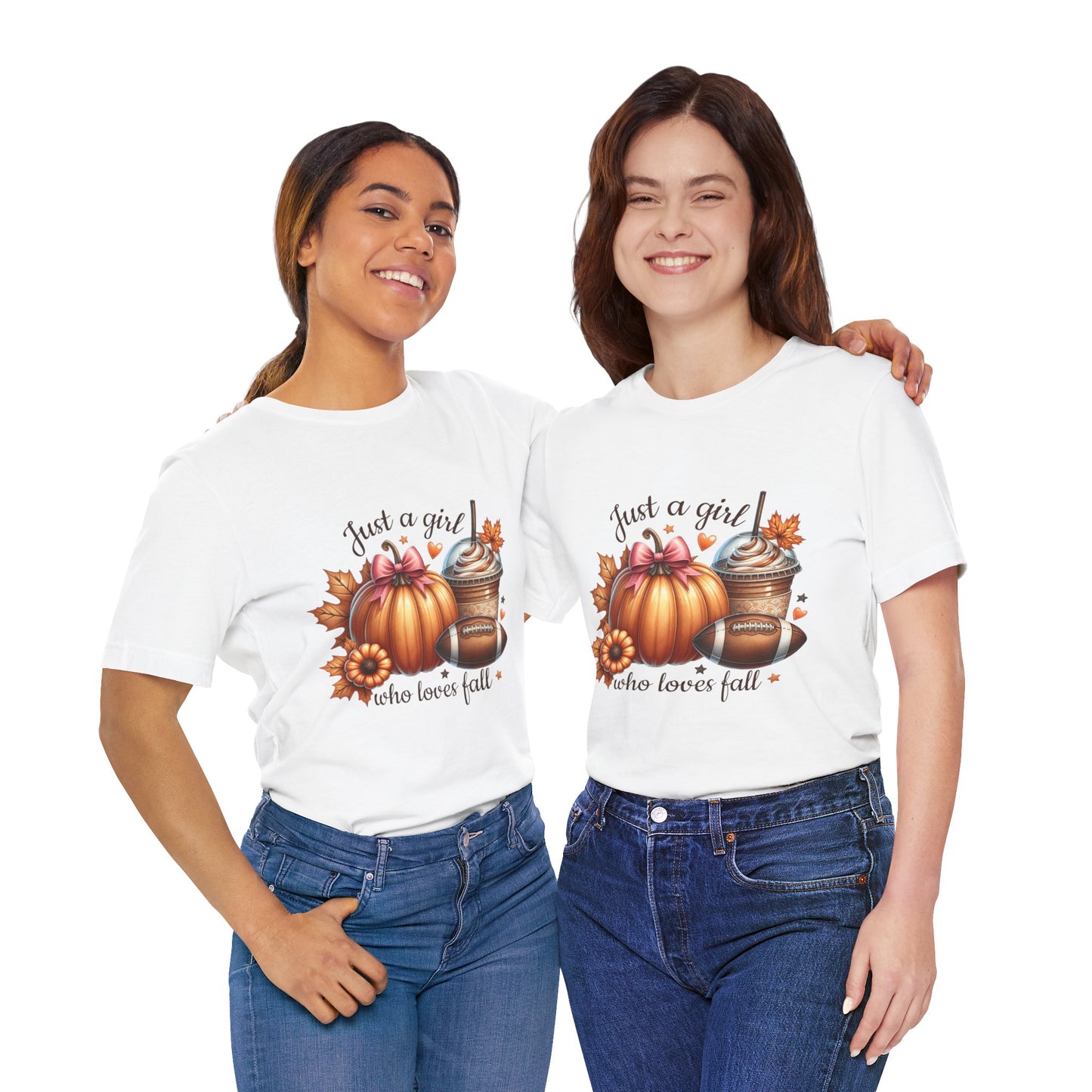 "Just a Girl Who Loves Fall 2" Short Sleeve Tee