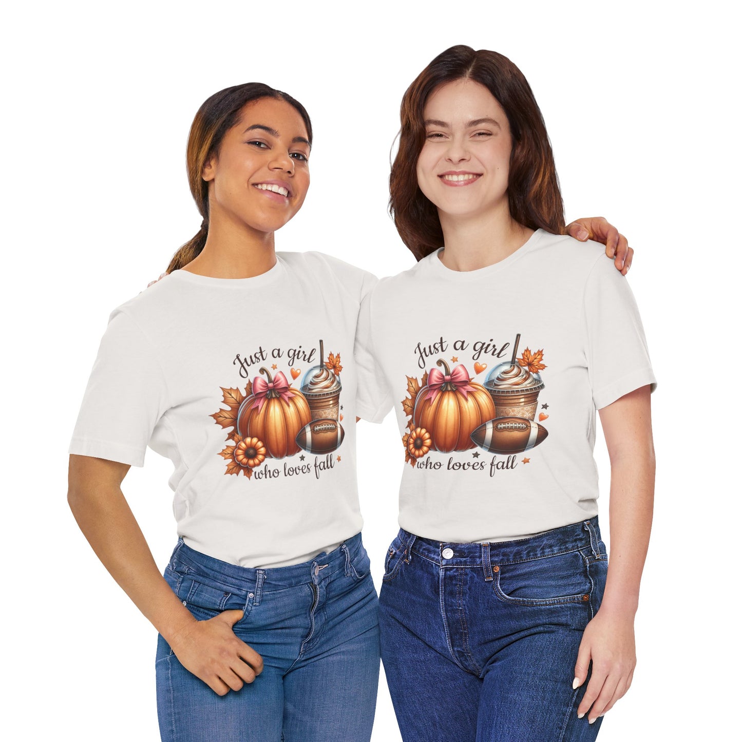"Just a Girl Who Loves Fall 2" Short Sleeve Tee