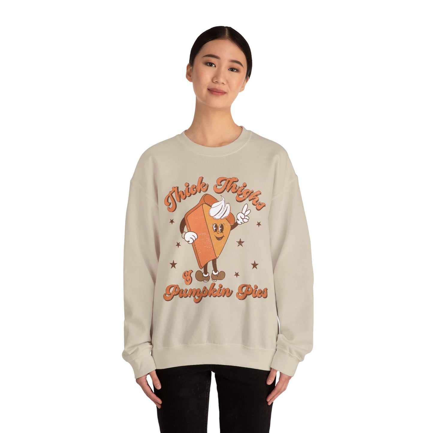 "Thick Thighs & Pumpkin Pies" Crewneck Sweatshirt