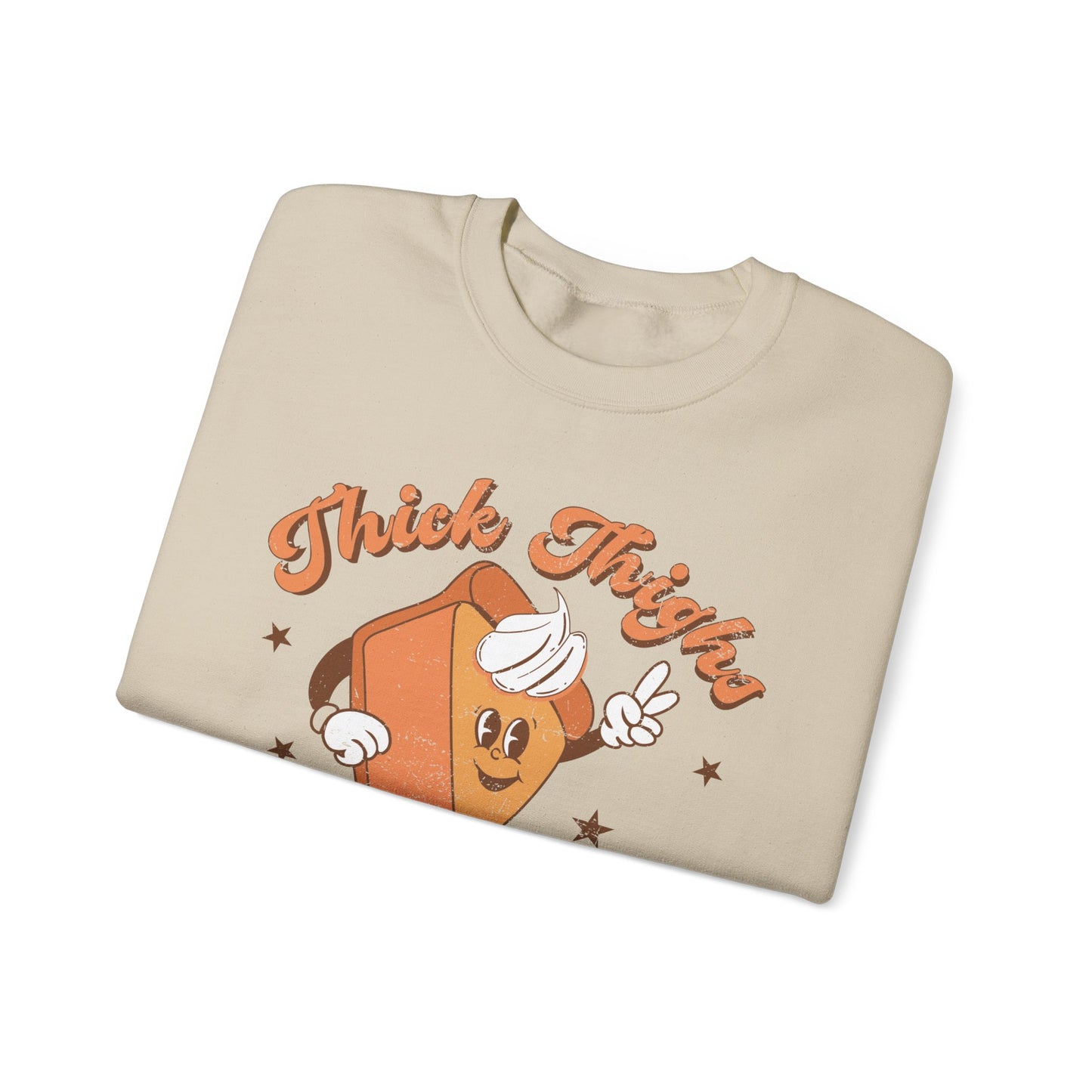 "Thick Thighs & Pumpkin Pies" Crewneck Sweatshirt