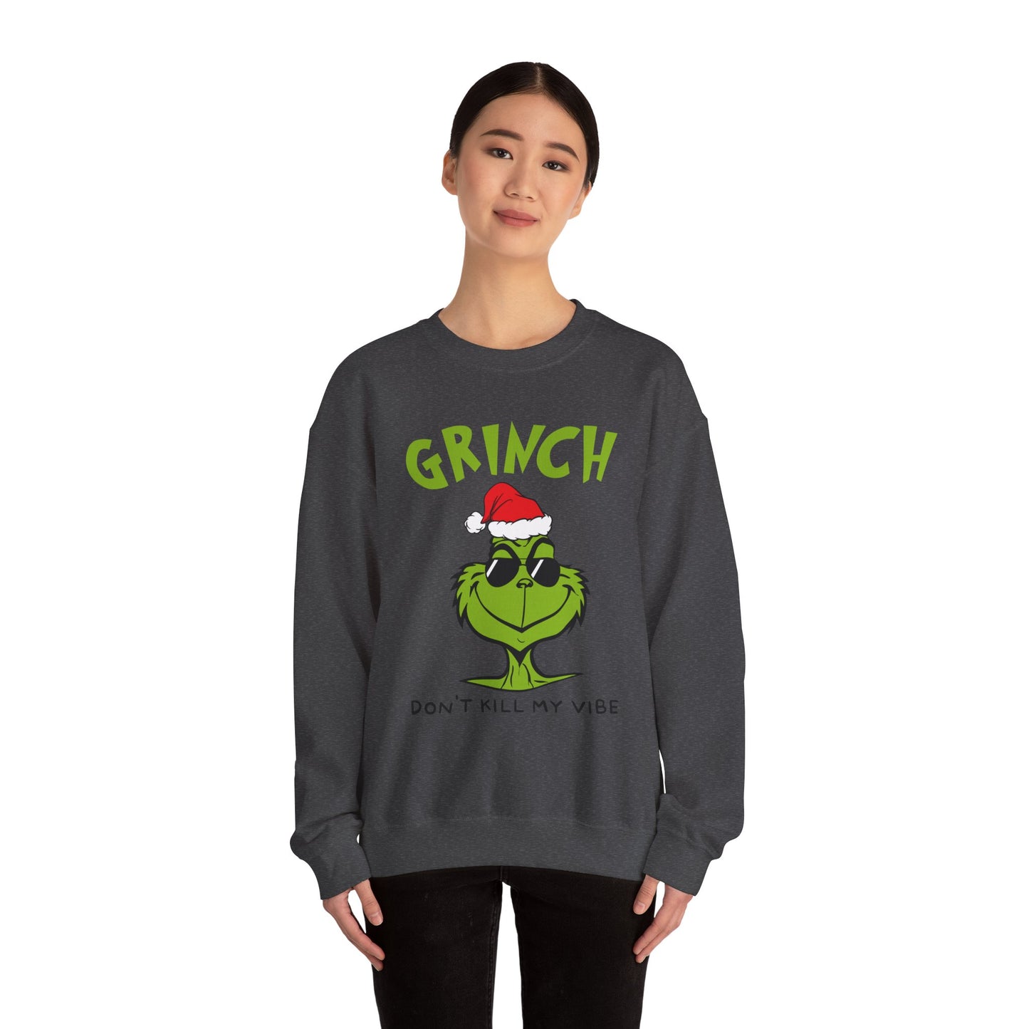 Grinch Don't Kill My Vibe Crewneck Sweatshirt