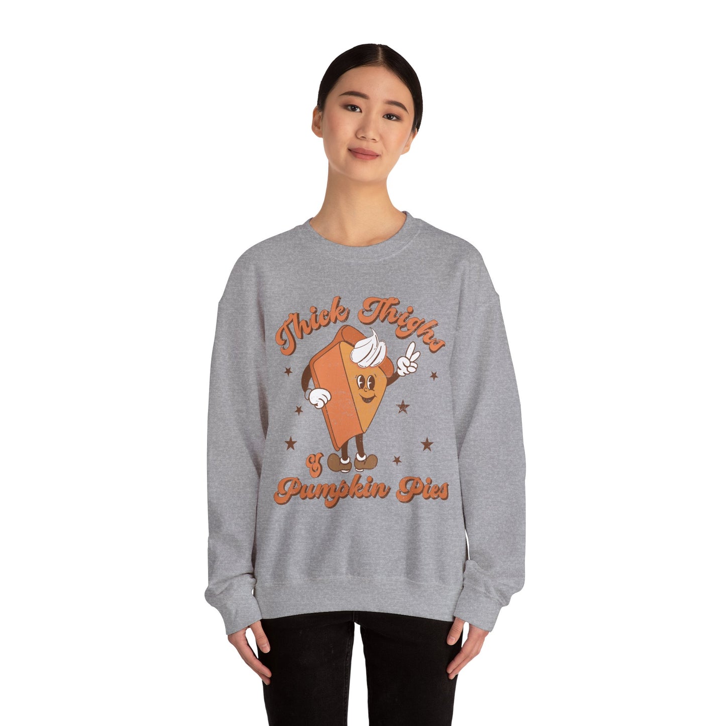 "Thick Thighs & Pumpkin Pies" Crewneck Sweatshirt