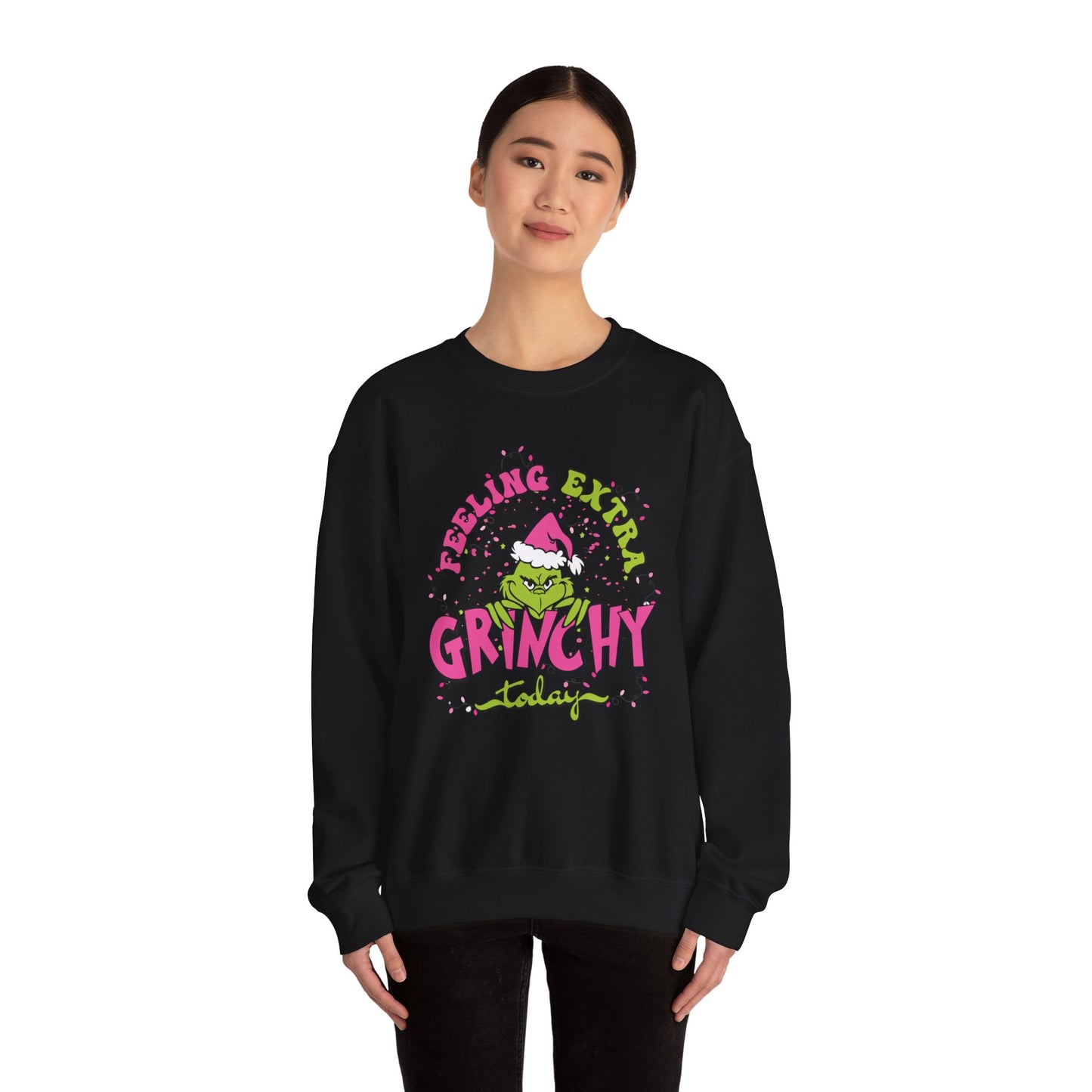 Feelin' Extra Grinchy Crewneck Sweatshirt