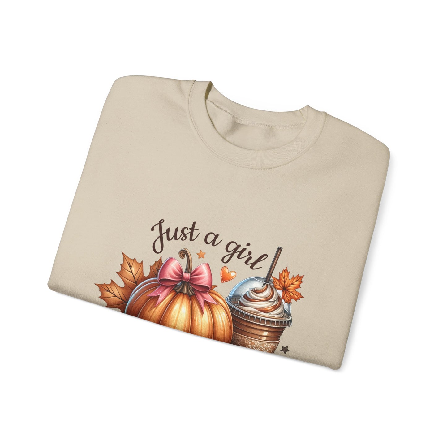 "Just a Girl Who Loves Fall" Crewneck Sweatshirt