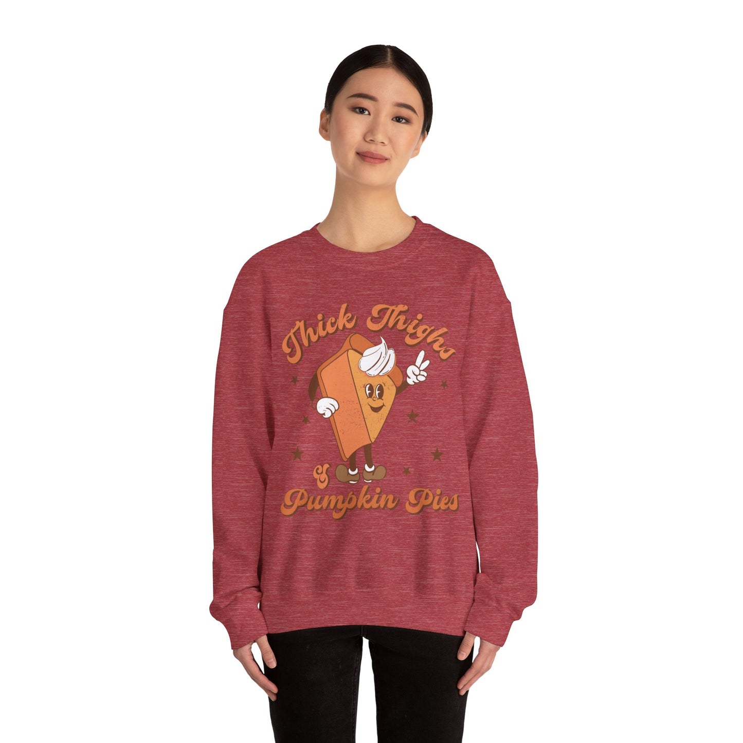 "Thick Thighs & Pumpkin Pies" Crewneck Sweatshirt