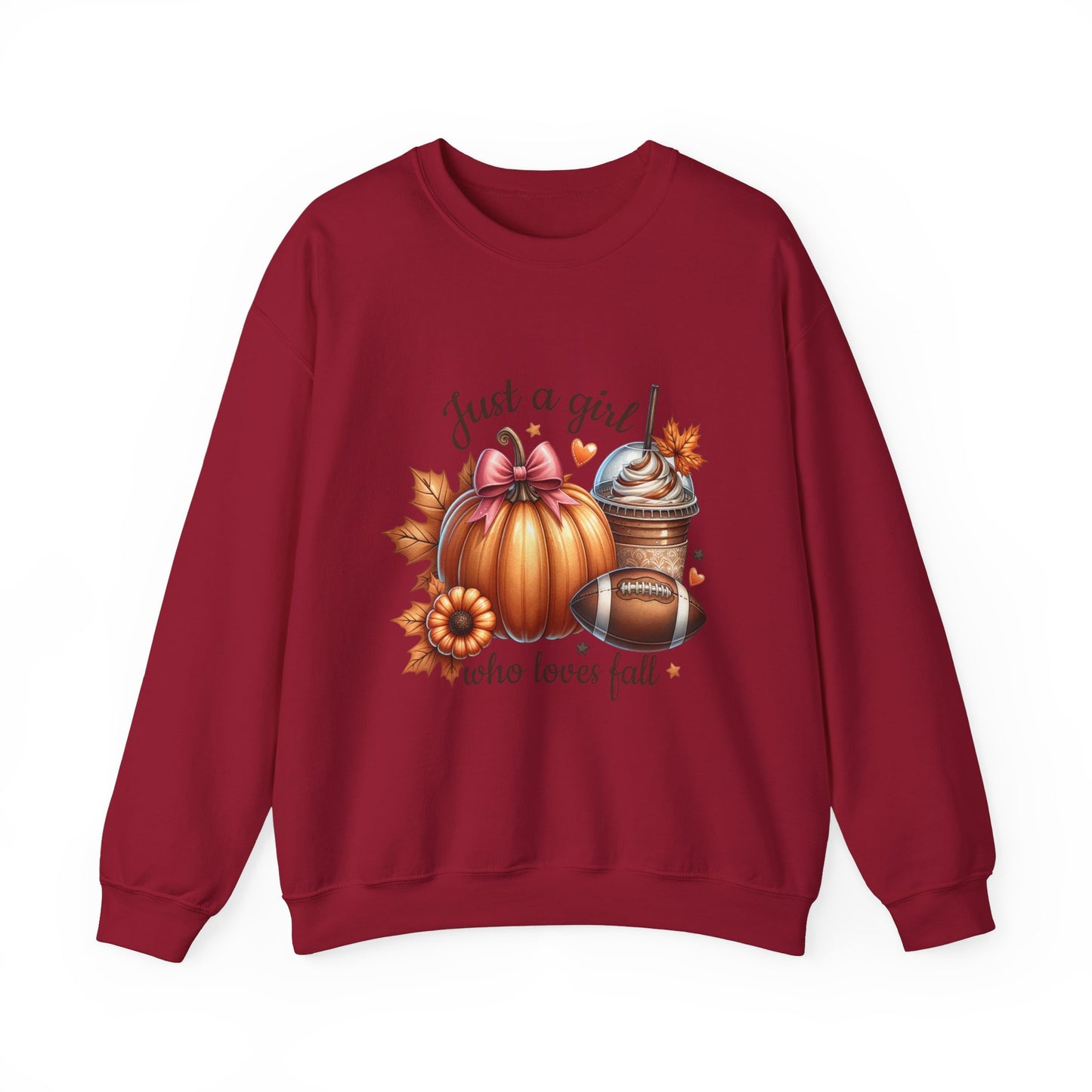 "Just a Girl Who Loves Fall" Crewneck Sweatshirt