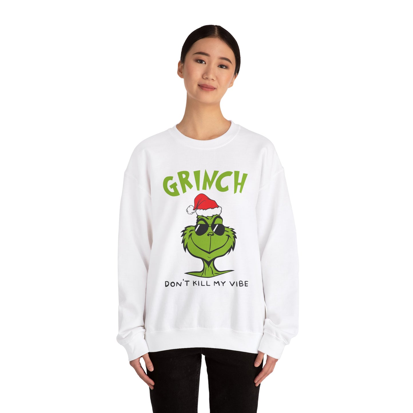 Grinch Don't Kill My Vibe Crewneck Sweatshirt