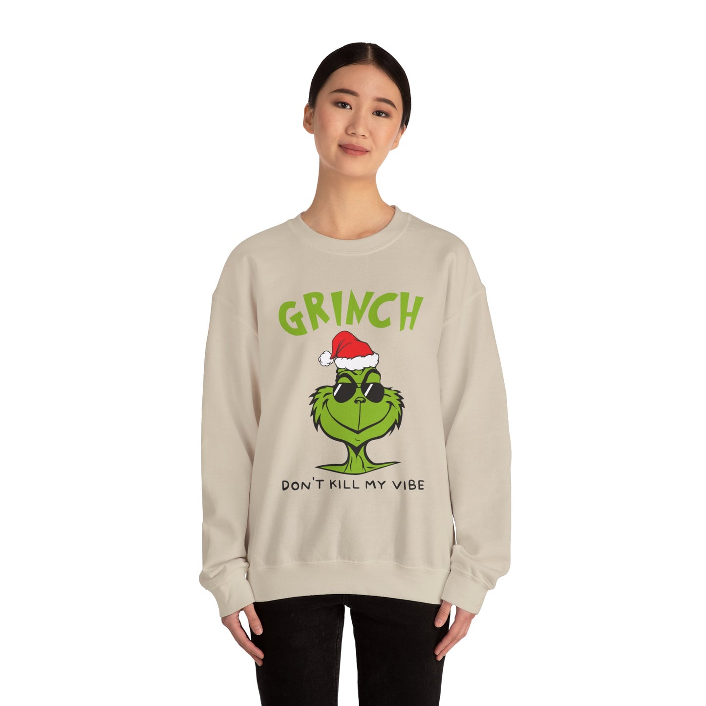 Grinch Don't Kill My Vibe Crewneck Sweatshirt