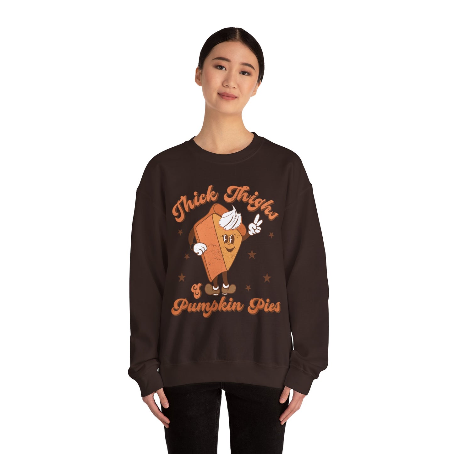 "Thick Thighs & Pumpkin Pies" Crewneck Sweatshirt