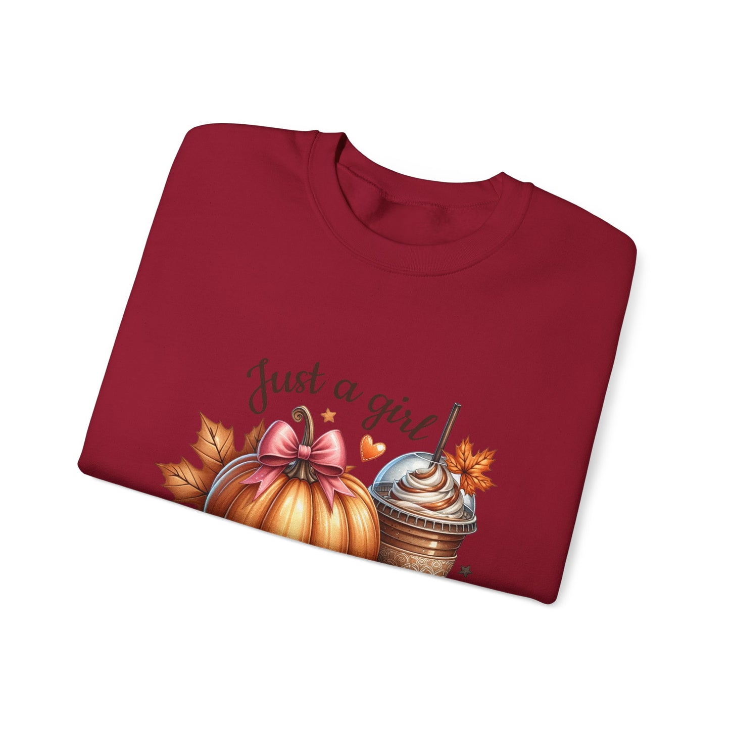 "Just a Girl Who Loves Fall" Crewneck Sweatshirt