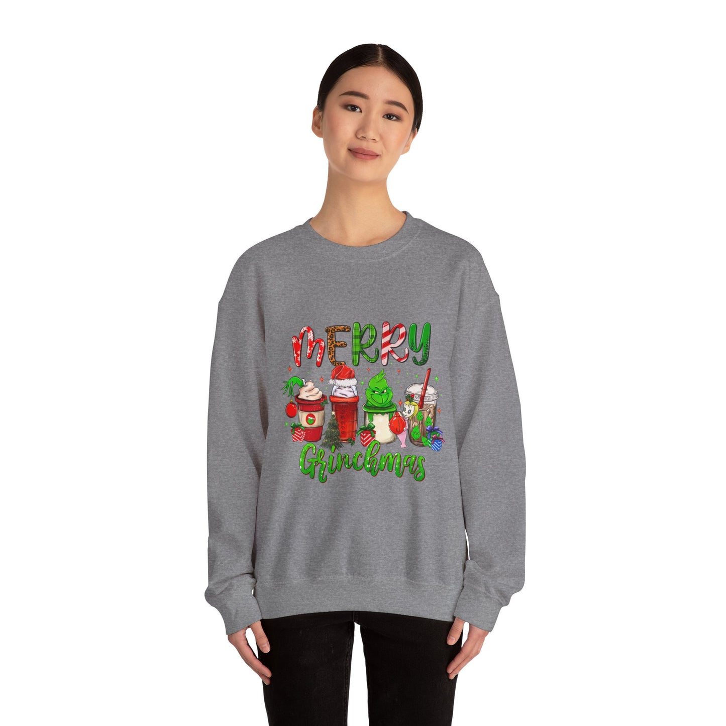 Merry Grinchmas Crewneck Sweatshirt