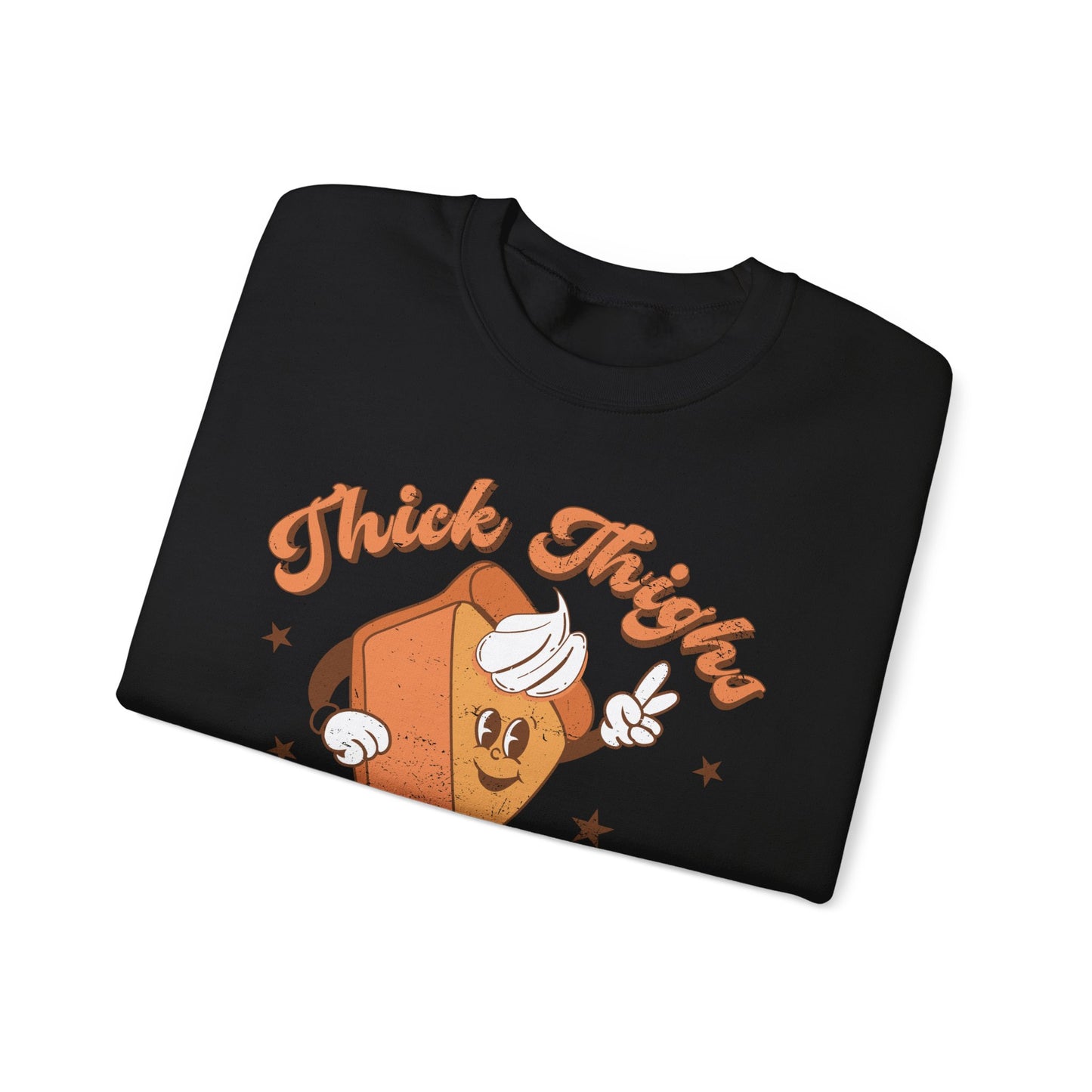 "Thick Thighs & Pumpkin Pies" Crewneck Sweatshirt