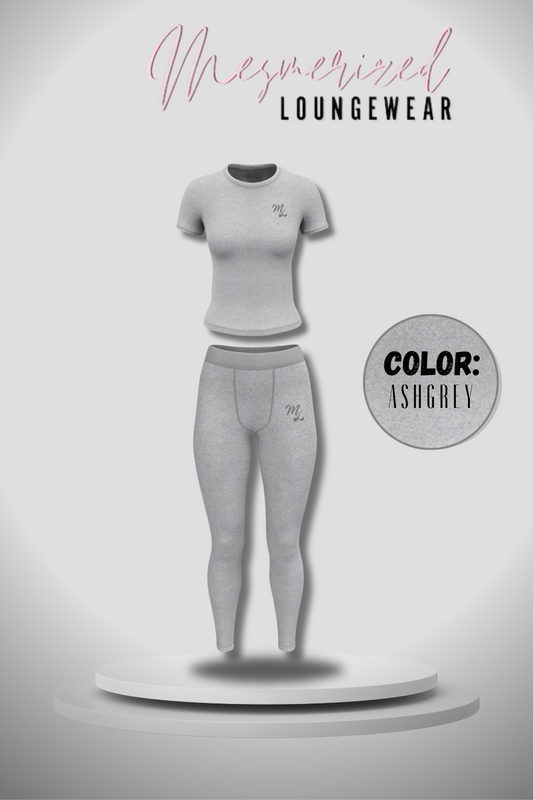 “Ash Grey” Lounge legging Set