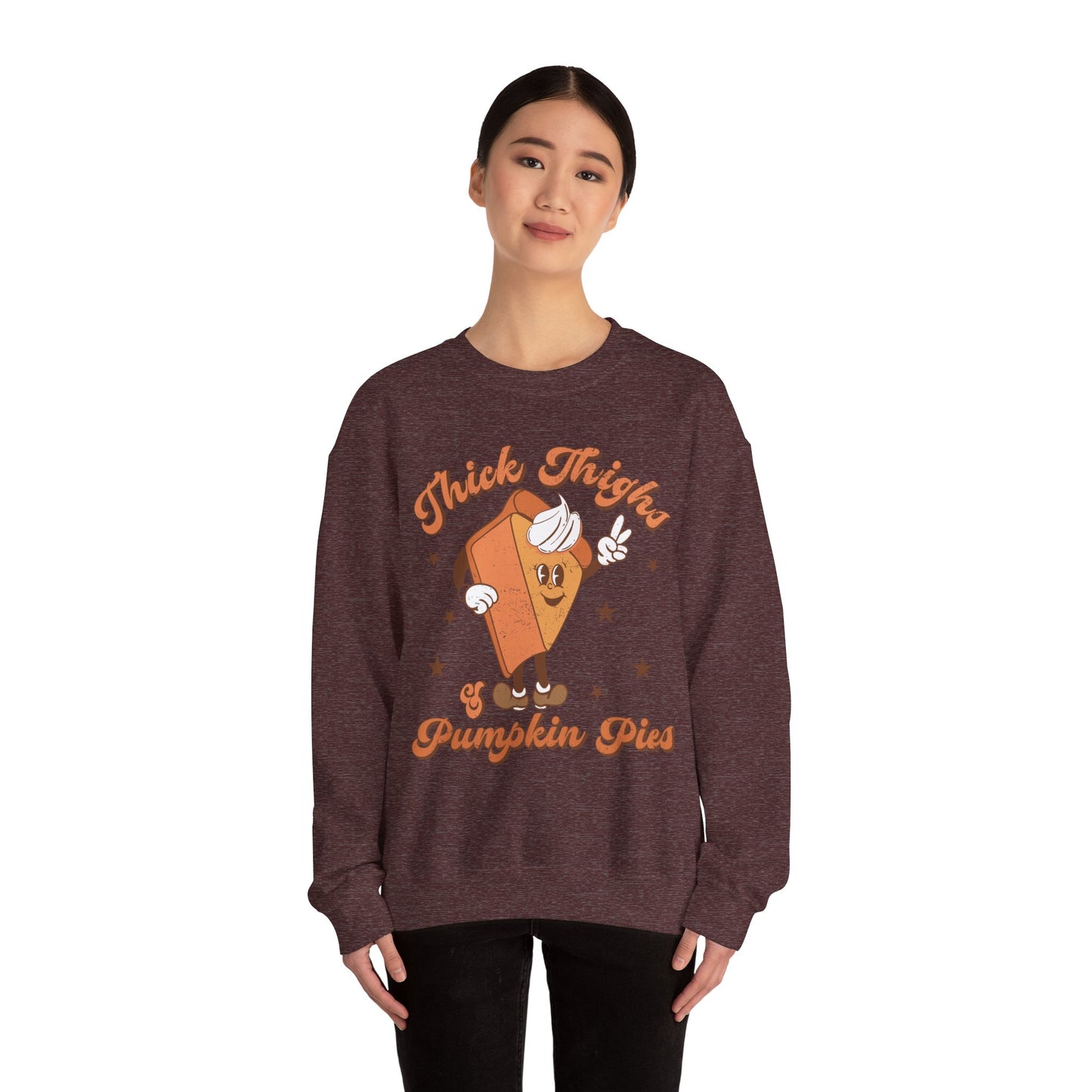 "Thick Thighs & Pumpkin Pies" Crewneck Sweatshirt