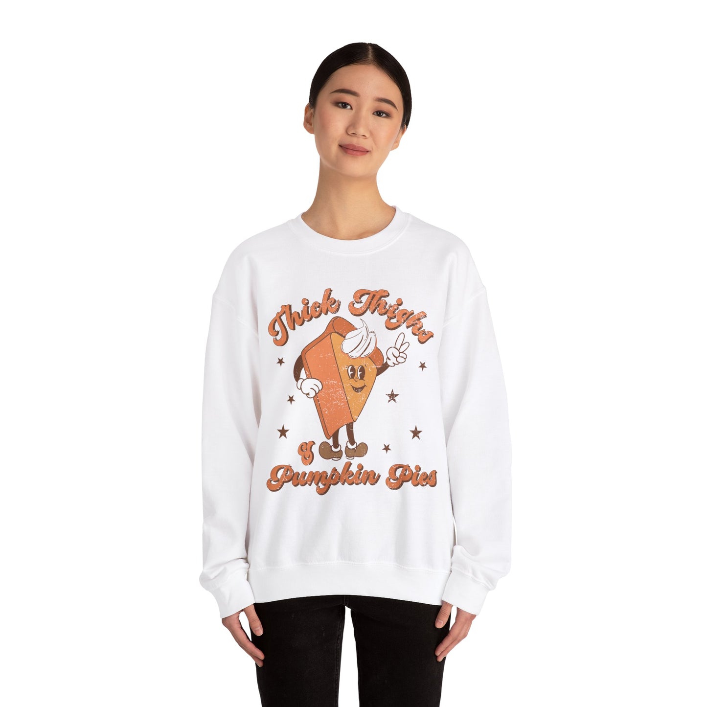 "Thick Thighs & Pumpkin Pies" Crewneck Sweatshirt