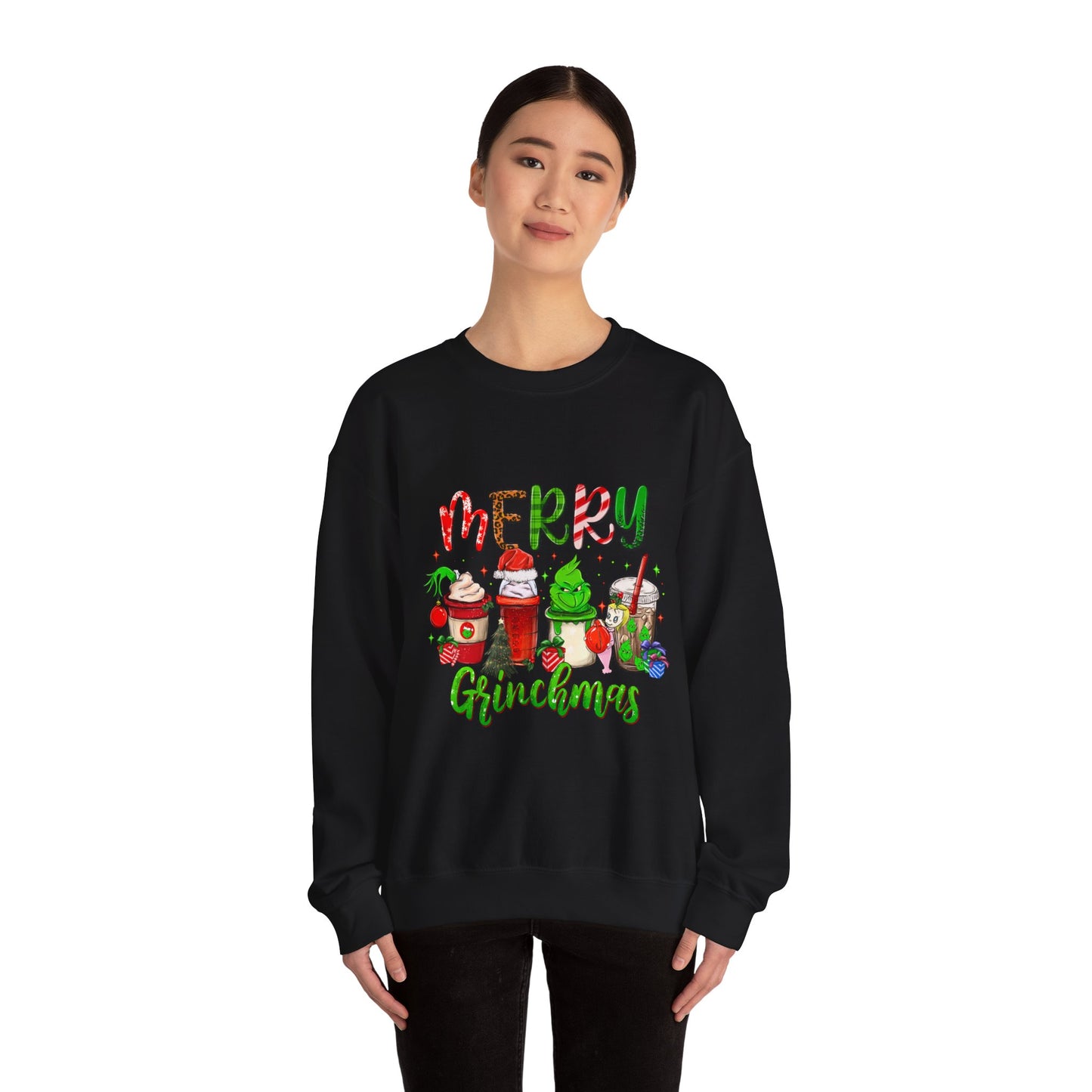 Merry Grinchmas Crewneck Sweatshirt