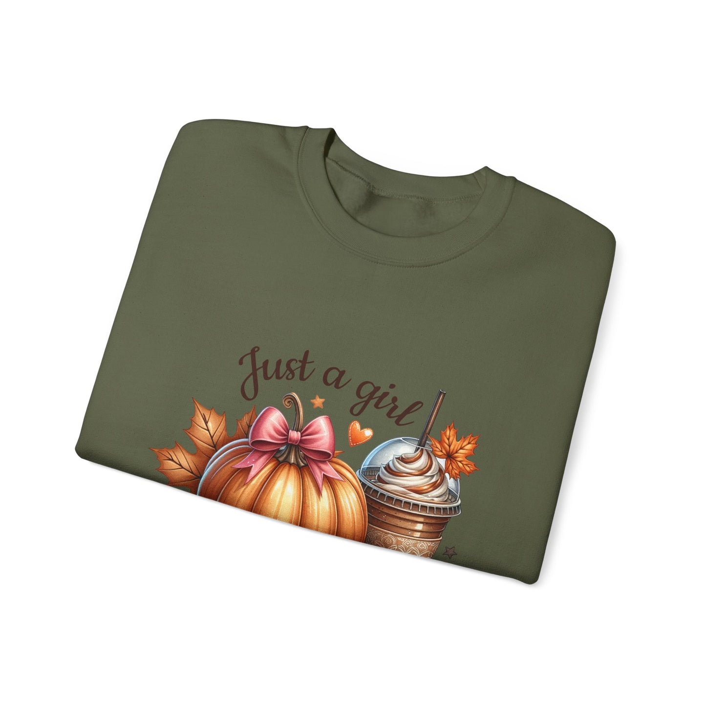 "Just a Girl Who Loves Fall" Crewneck Sweatshirt