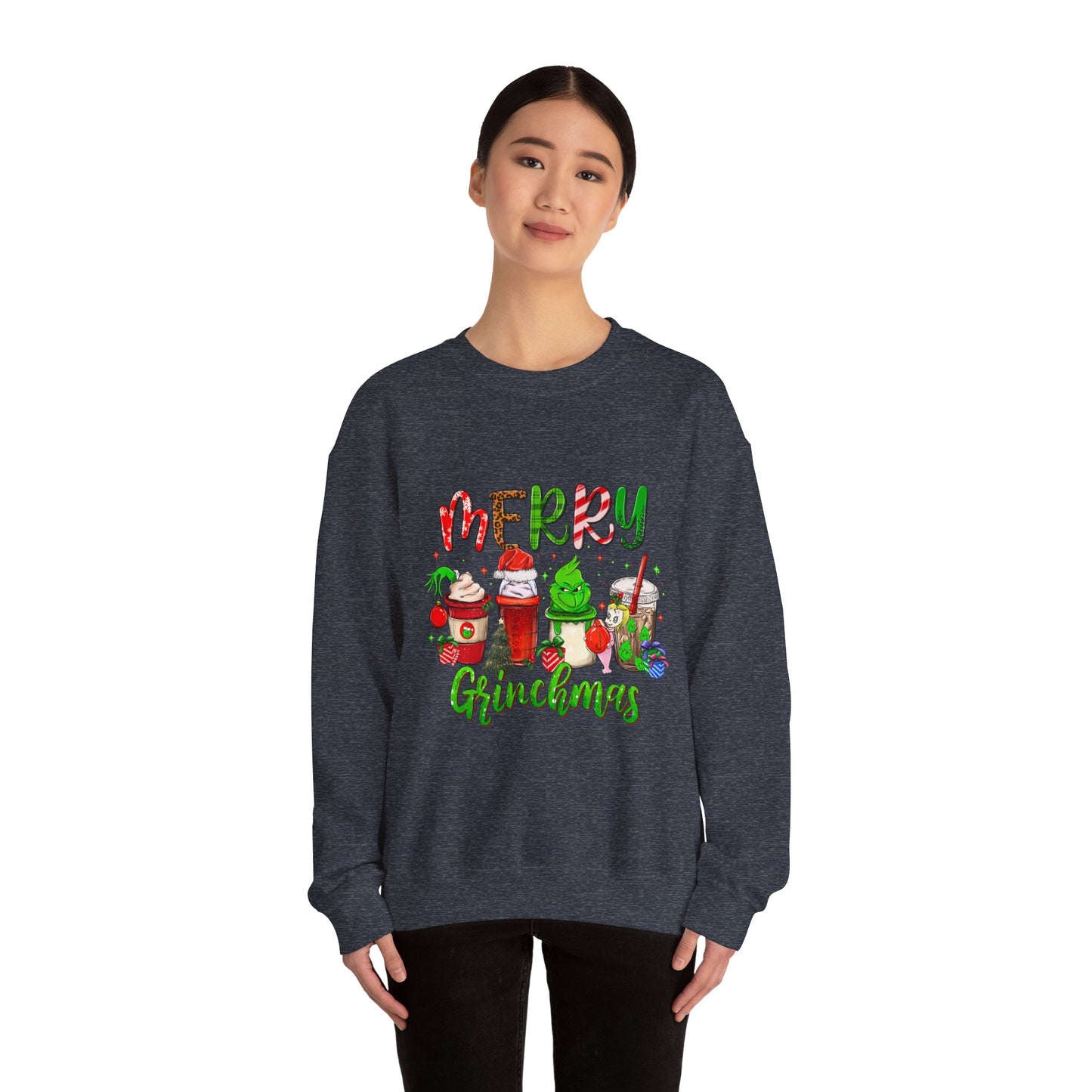 Merry Grinchmas Crewneck Sweatshirt