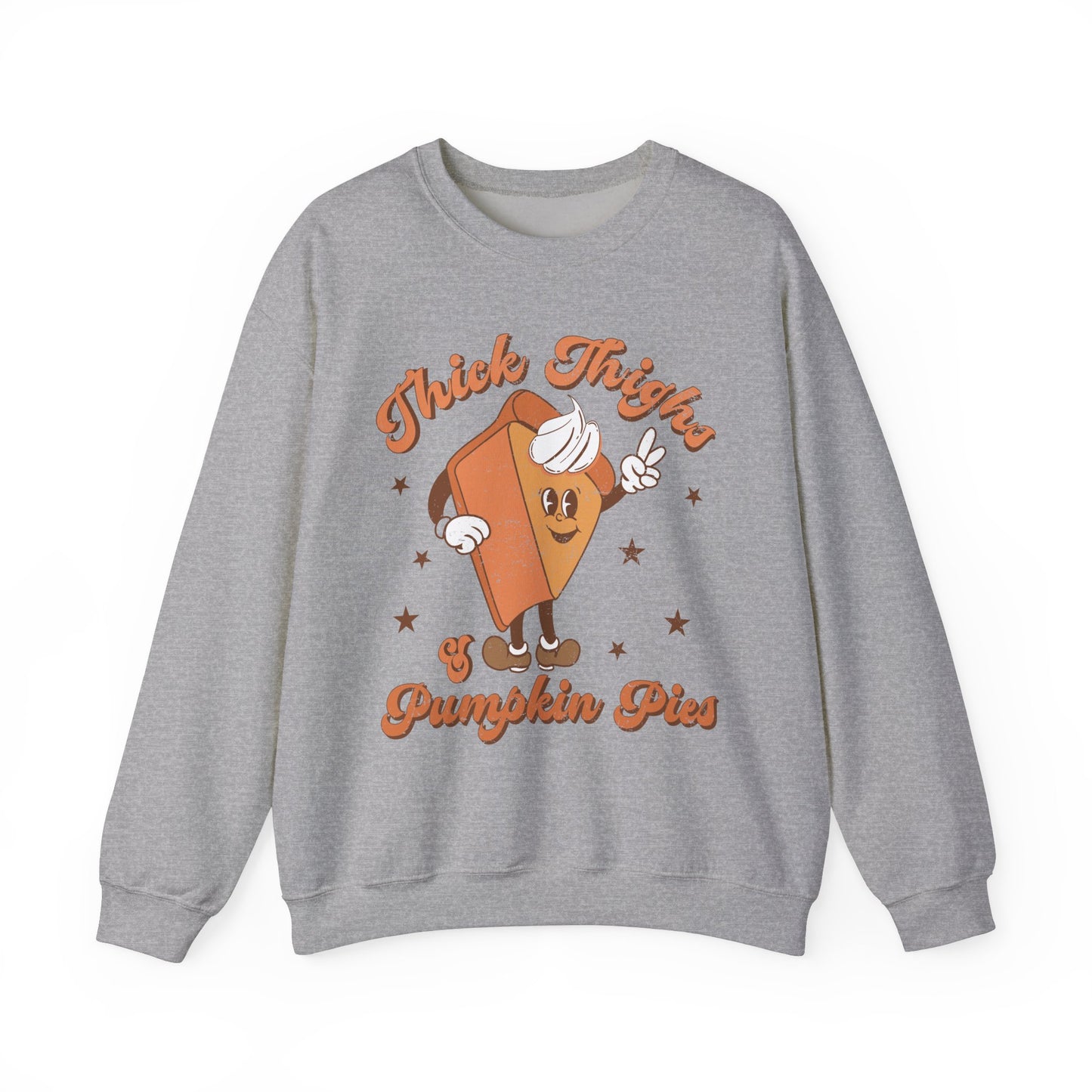 "Thick Thighs & Pumpkin Pies" Crewneck Sweatshirt