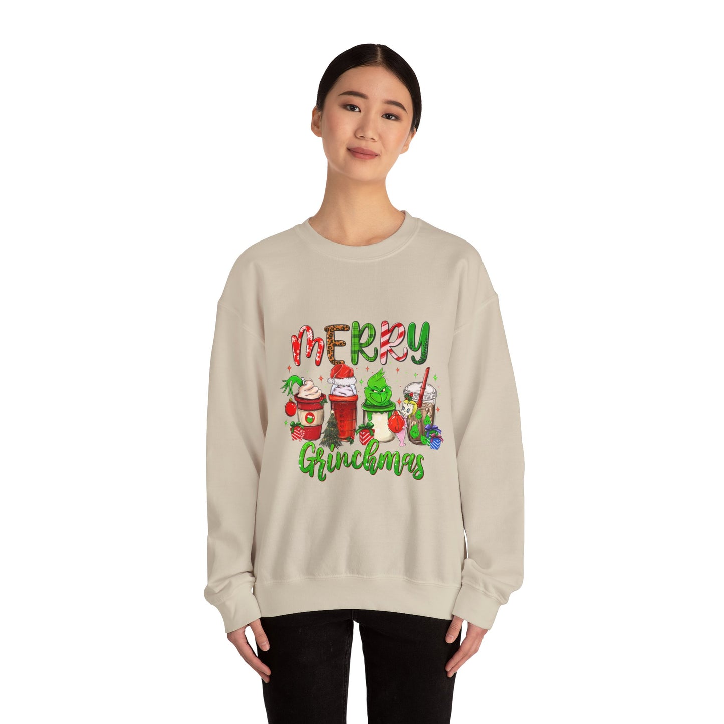 Merry Grinchmas Crewneck Sweatshirt