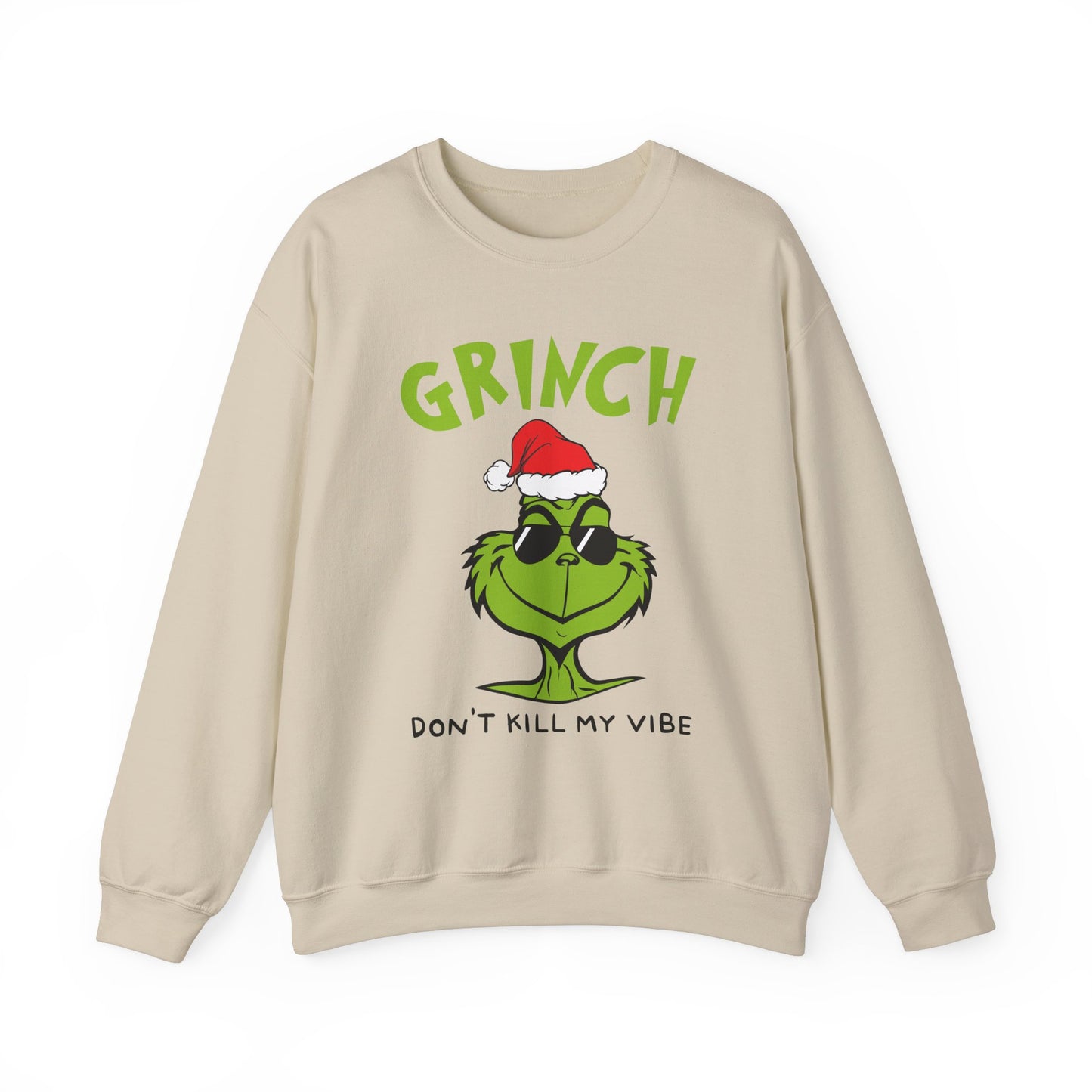 Grinch Don't Kill My Vibe Crewneck Sweatshirt