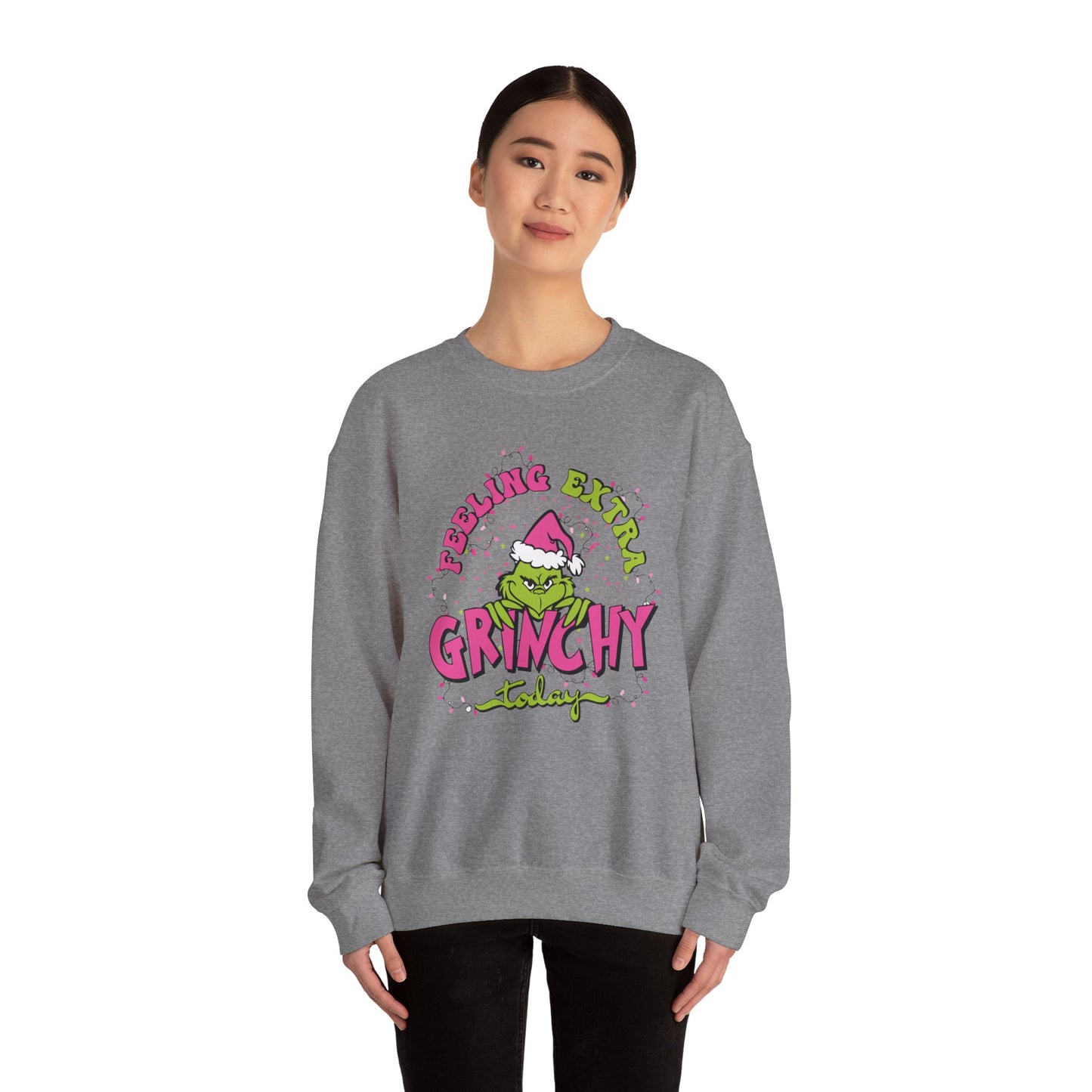 Feelin' Extra Grinchy Crewneck Sweatshirt