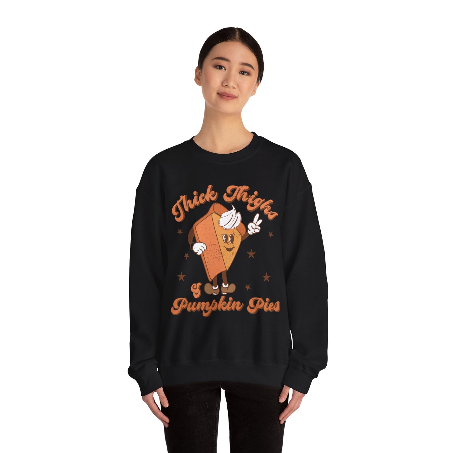 "Thick Thighs & Pumpkin Pies" Crewneck Sweatshirt