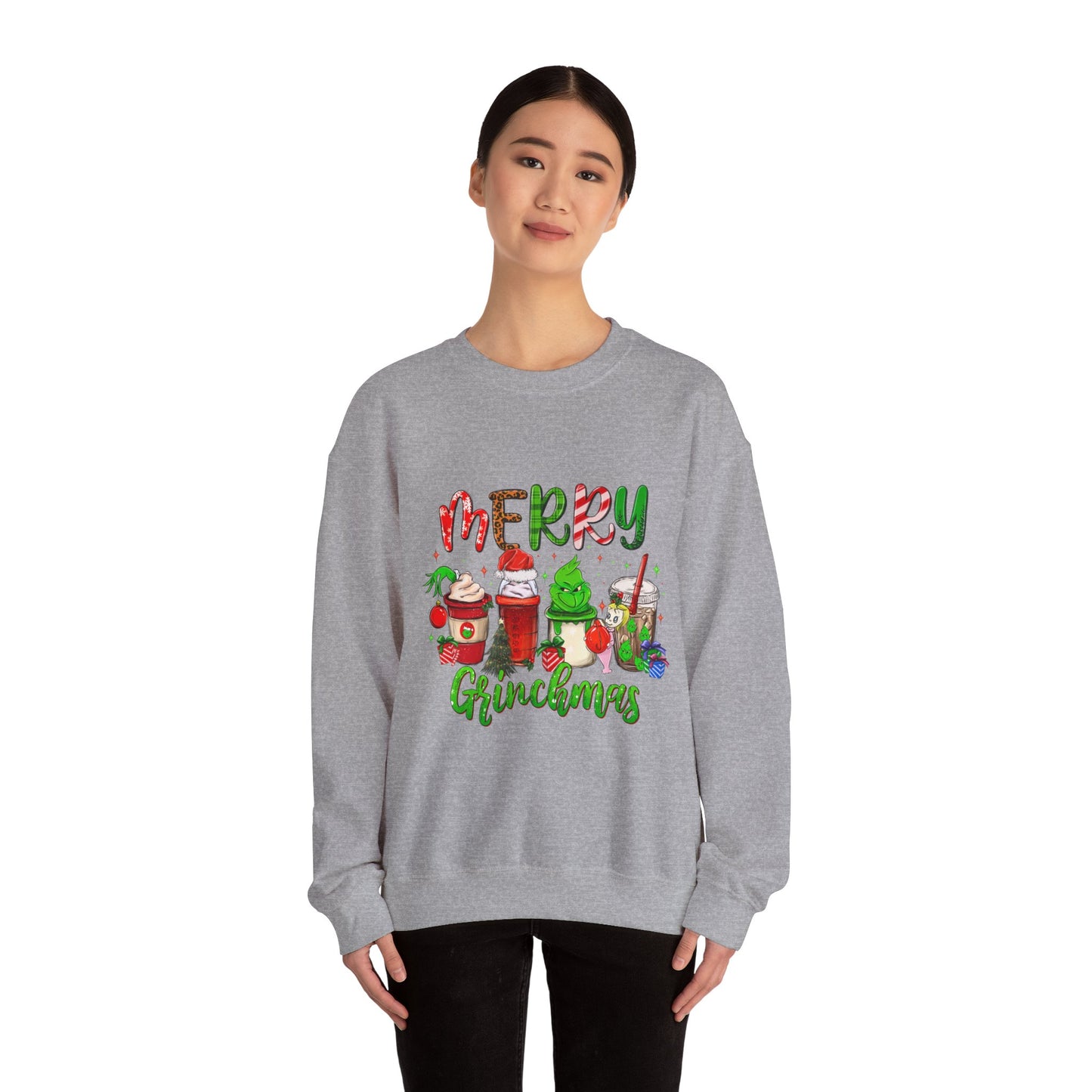 Merry Grinchmas Crewneck Sweatshirt