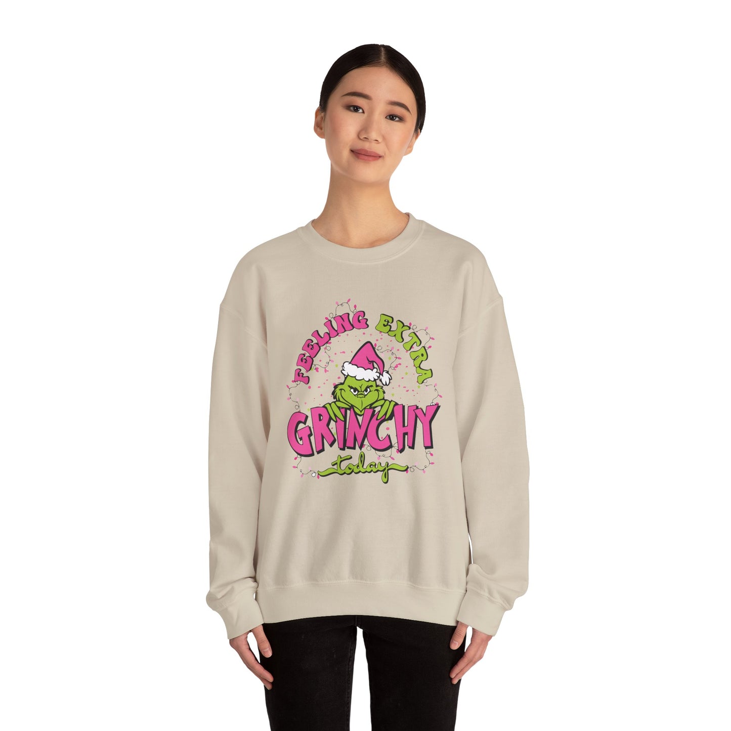 Feelin' Extra Grinchy Crewneck Sweatshirt