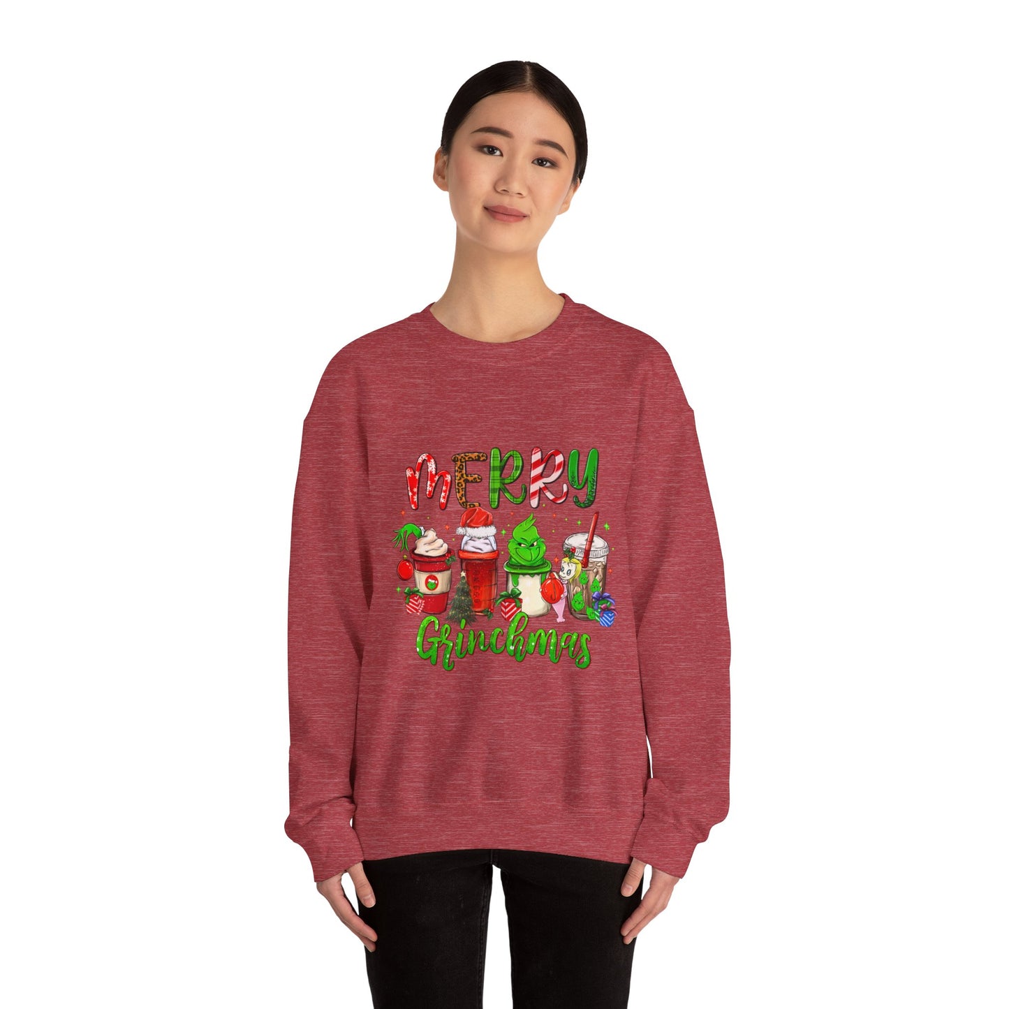 Merry Grinchmas Crewneck Sweatshirt