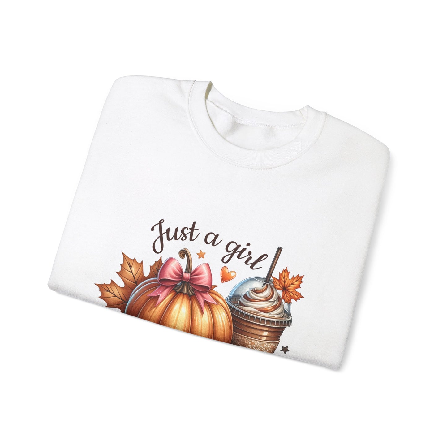 "Just a Girl Who Loves Fall" Crewneck Sweatshirt