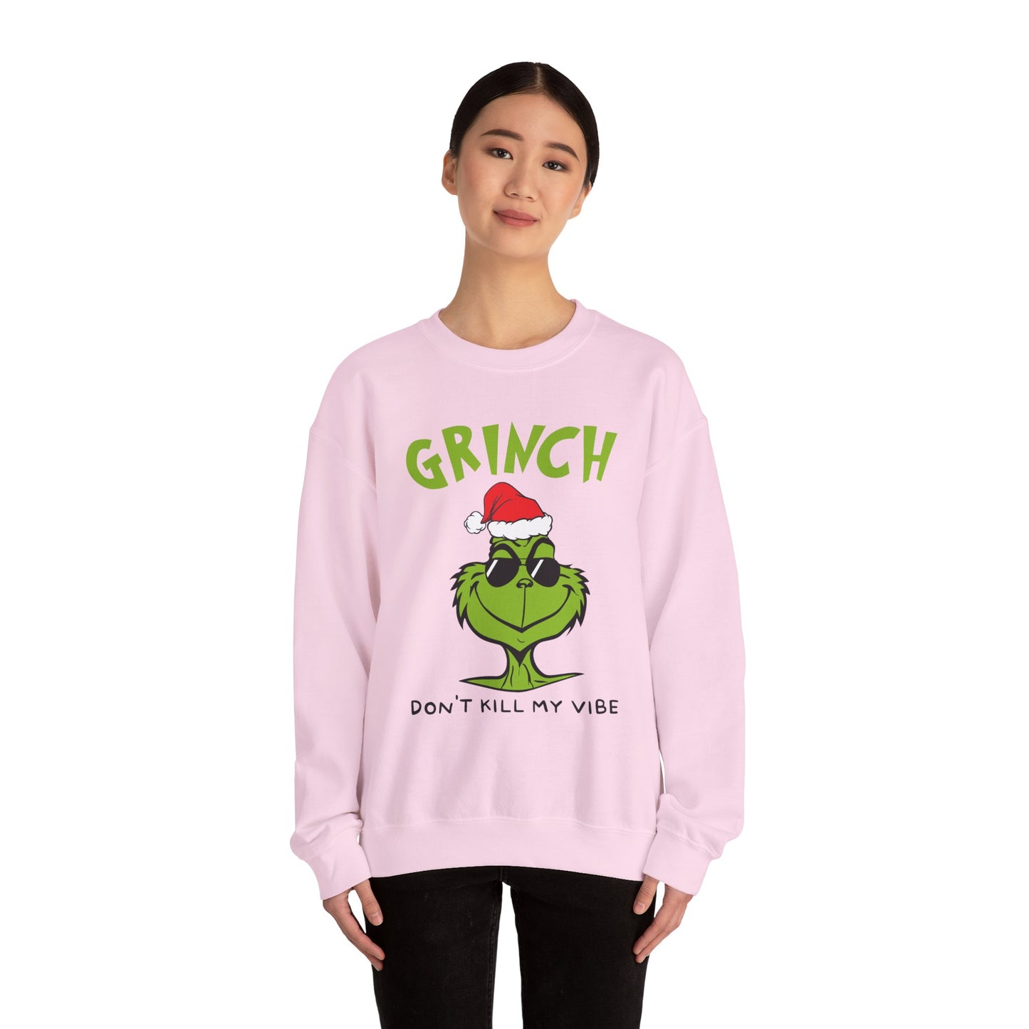 Grinch Don't Kill My Vibe Crewneck Sweatshirt