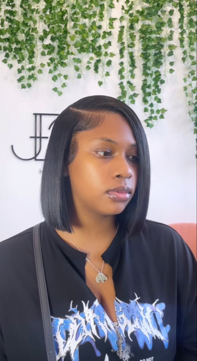 Natural Color Frontal Bob