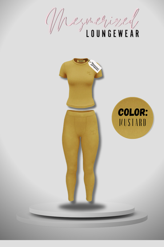 “Mustard” Lounge legging Set